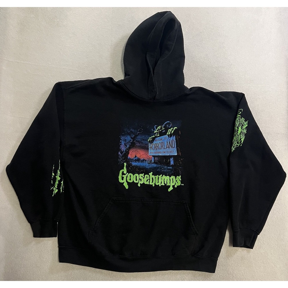 Goosebumps Pullover Sweatshirt Hoodie Welcome To Horrorland Men's Size XL